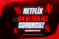 ⭐-4K ULTRA HD NETFLİX AYLIK HESAP + Garanti