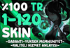 ❤️ TR VALORANT 1-120 SKİN RANDOM HESAP