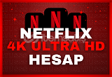 ⭐4K ULTRA HD [SORUNSUZ] Aylık Netflix Hesabı