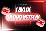 4K ULTRA HD [SORUNSUZ] Aylık Netflix Premium