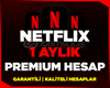 ⭐4K ULTRA HD [GARANTİLİ] AYLIK NETFLİX PREMİUM⭐