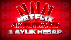 4K ULTRA HD [SORUNSUZ] Aylık Netflix Premium