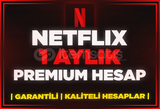 ⭐4K ULTRA HD [SORUNSUZ] AYLIK NETFLİX PREMİUM⭐