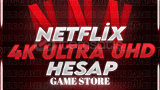 4K ULTRA HD [SORUNSUZ] Aylık Netflix Premium