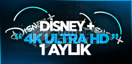 ⭐ [4K ULTRAHD!] DİSNEY+ PREMİUM 1 AY + GARANTİ