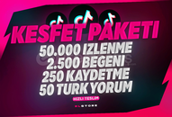 ⭐ 4X [ANINDA] Keşfet Mini Paket TikTok ⭐