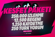 ⭐ 4X [ANINDA] Keşfet Prime Paket TikTok ⭐