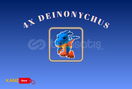 ⭐️ 4x Deinonychus ⭐️ [ EN UYGUN ] ⭐️