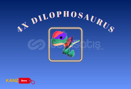 ⭐️ 4x Dilophosaurus ⭐️ [ EN UYGUN ] ⭐️