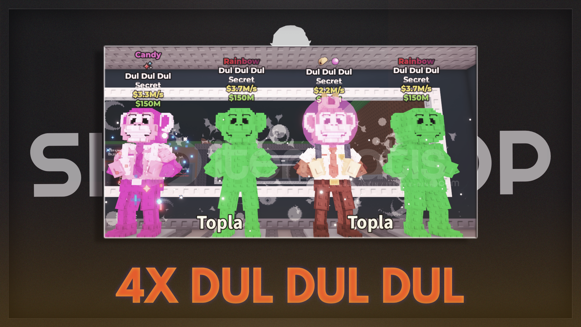 ⭐4X DUL DUL DUL 12.9M/S - STEAL A BRAİNROT⭐ ⭐4X DUL DUL DUL 12.9M/S - STEAL A BRAİNROT⭐