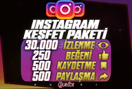 ⭐️ 4X [GARANTİ] İNSTAGRAM KEŞFET PAKETİ 3 ⭐