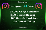 ⭐4X | [GARANTİLİ] İNSTAGRAM KEŞFET PAKETİ 1⭐