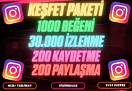 ⭐4X [GARANTİLİ] İNSTAGRAM KEŞFET PAKETİ #1 ⭐