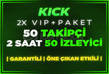 ⭐2X [GARANTİLİ] KİCK KEŞFET PAKETİ EN UYGUN⭐