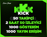 ⭐4X [GARANTİLİ] KİCK KEŞFET PAKETİ EN UYGUN⭐