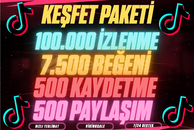 ⭐4X [GARANTİLİ] TİKTOK KEŞFET ETKİLİ PAKET⭐