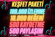 ⭐4X [GARANTİLİ] TİKTOK KEŞFET ETKİLİ PAKET #3⭐