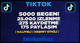 ⭐4X [GARANTİLİ] TİKTOK KEŞFET PAKETİ ORANTILI 