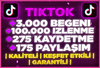 ⭐4X [GARANTİLİ] TİKTOK KEŞFET PAKETİ ORANTILI