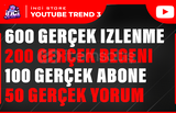 4X | GERÇEK TREND PAKETİ 3 | KEŞFET ETKİLİ