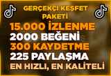 4X | GERÇEKÇİ KEŞFET PAKETİ TİKTOK | HIZLI