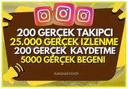 ⭐4X | INSTAGRAM GERÇEK KEŞFET PAKETİ 2 | HIZLI