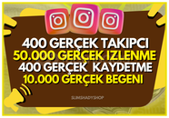 ⭐4X | INSTAGRAM GERÇEK KEŞFET PAKETİ 3 | HIZLI