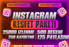 ⭐ 4X İnstagram Keşfet Etkili Paket⭐