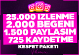 4X | Instagram KEŞFET Etkili Paket |