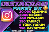 6X | İnstagram Keşfet Etkili Paket | MEGA