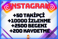 ⚡4X⚡INSTAGRAM KEŞFET PAKETİ 2⚡