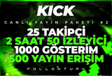 ⭐[4X] - KİCK CANLI YAYIN PAKETİ 2⭐