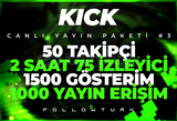 ⭐[4X] - KİCK CANLI YAYIN PAKETİ 3⭐