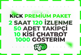 4x | KİCK PREMİUM YAYINCI PAKETİ