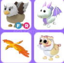 4x Legendary Pet ADOPT ME
