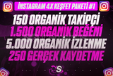 ⭐4X [LÜKS]⭐ İNSTAGRAM ⚡KEŞFET PAKETİ⚡#1