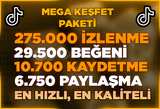 4X | MEGA KEŞFET PAKETİ TİKTOK | HIZLI