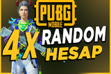 4x Random Pubg Hesabı