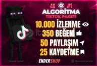 ⚡4X - Algoritma TikTok Keşfet Paketi #1⚡