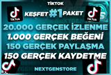 ⭐4X | TİKTOK FENOMEN KEŞFET PAKETİ 1 ⭐