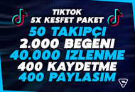 ⭐(5X) Tiktok Gerçek Keşfet Paket 2⭐