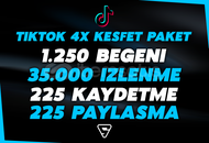 ⭐(4X) Tiktok Gerçek Keşfet Paket 2⭐