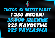 ⭐4X TİKTOK GERÇEK KEŞFET PAKETİ 1 / EN HESAPLI⭐