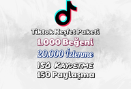 ⭐4X | TİKTOK GERÇEK KEŞFET PAKETİ 