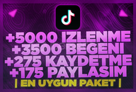 ⭐4X / TİKTOK GERÇEK KEŞFET PAKETİ | EN UYGUN⭐