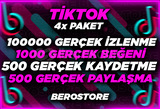 ⭐4X TİKTOK GERÇEK KEŞFET PAKETİ | GARANTİLİ ⭐