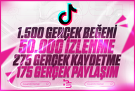 ⭐4X TİKTOK GERÇEK KEŞFET PAKETİ | GARANTİLİ ⭐
