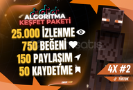 ⚡4X - TikTok Keşfet Algoritma Paketi #2⚡