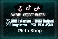 ⚡4X TİKTOK KEŞFET PAKET [GARANTİLİ]⚡