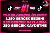 ⭐4X | TİKTOK KEŞFET PAKETİ 1 ⭐